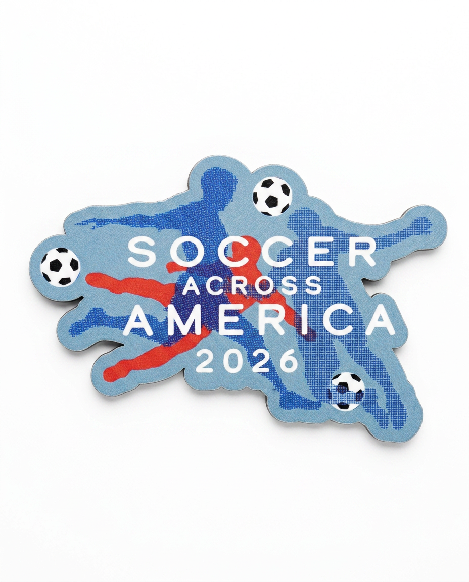 Soccer Across America Refrigerator Magnet - Limited Edition
