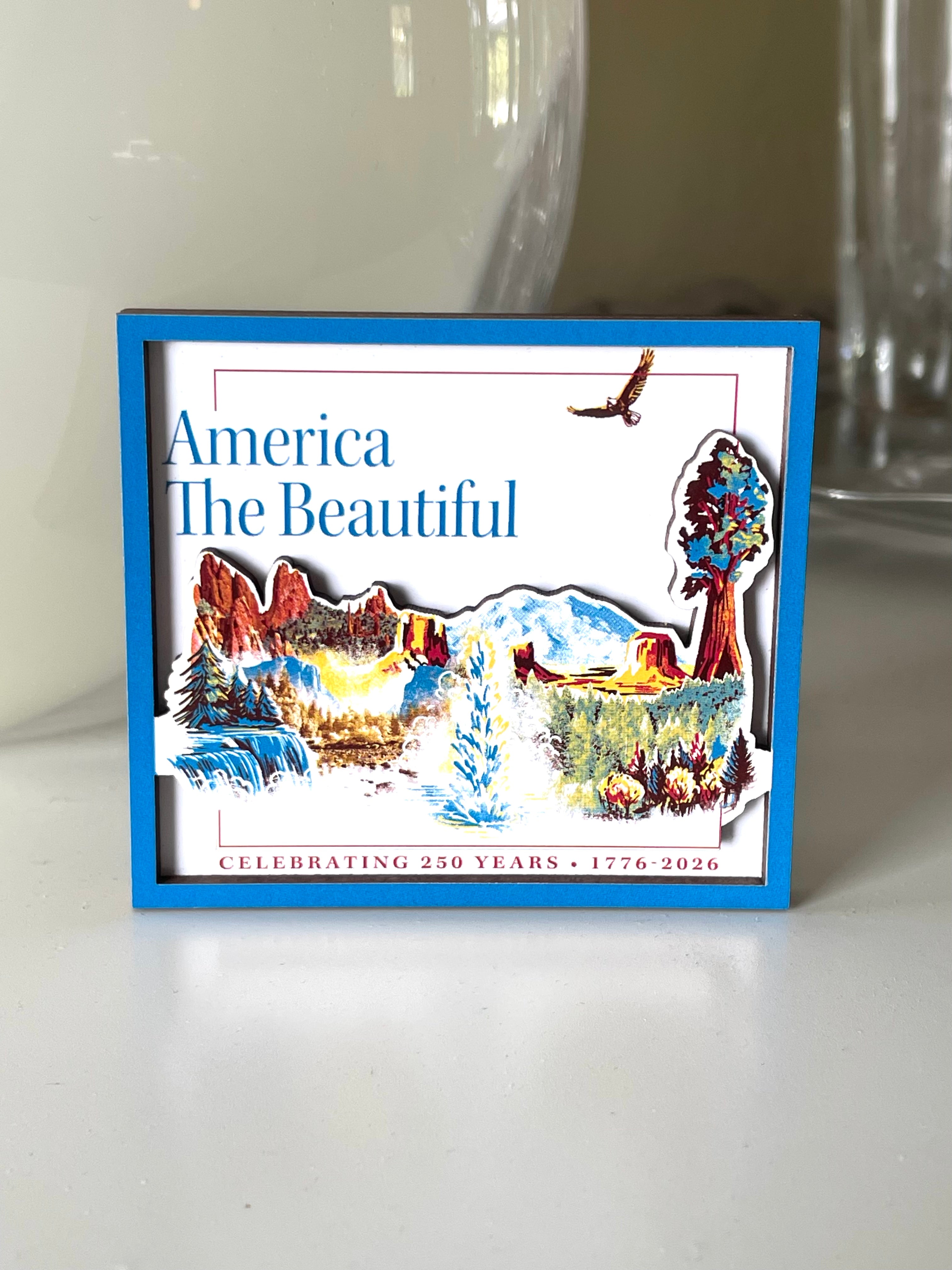America The Beautiful Refrigerator Magnet - Limited Edition