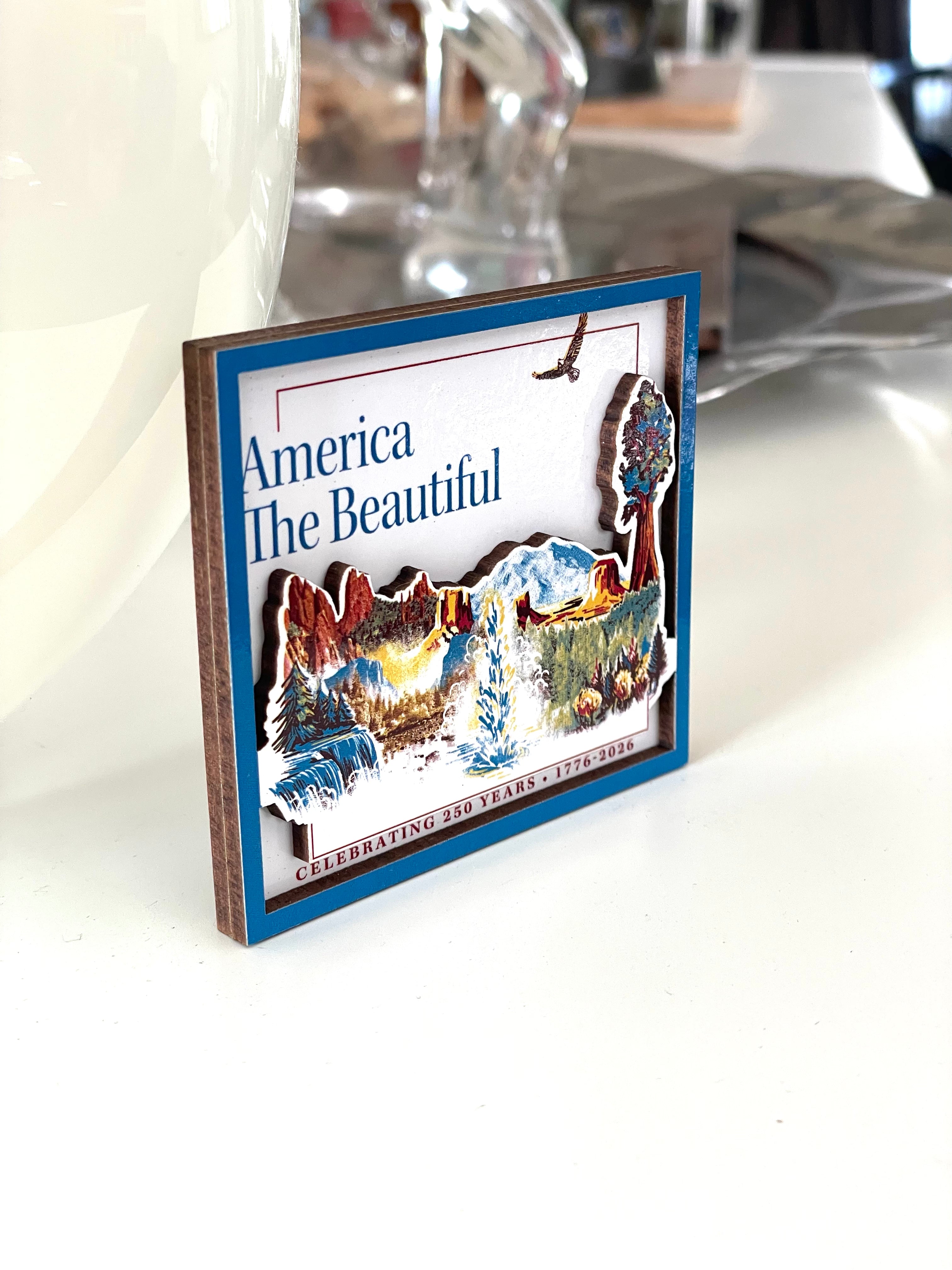 America The Beautiful Refrigerator Magnet - Limited Edition