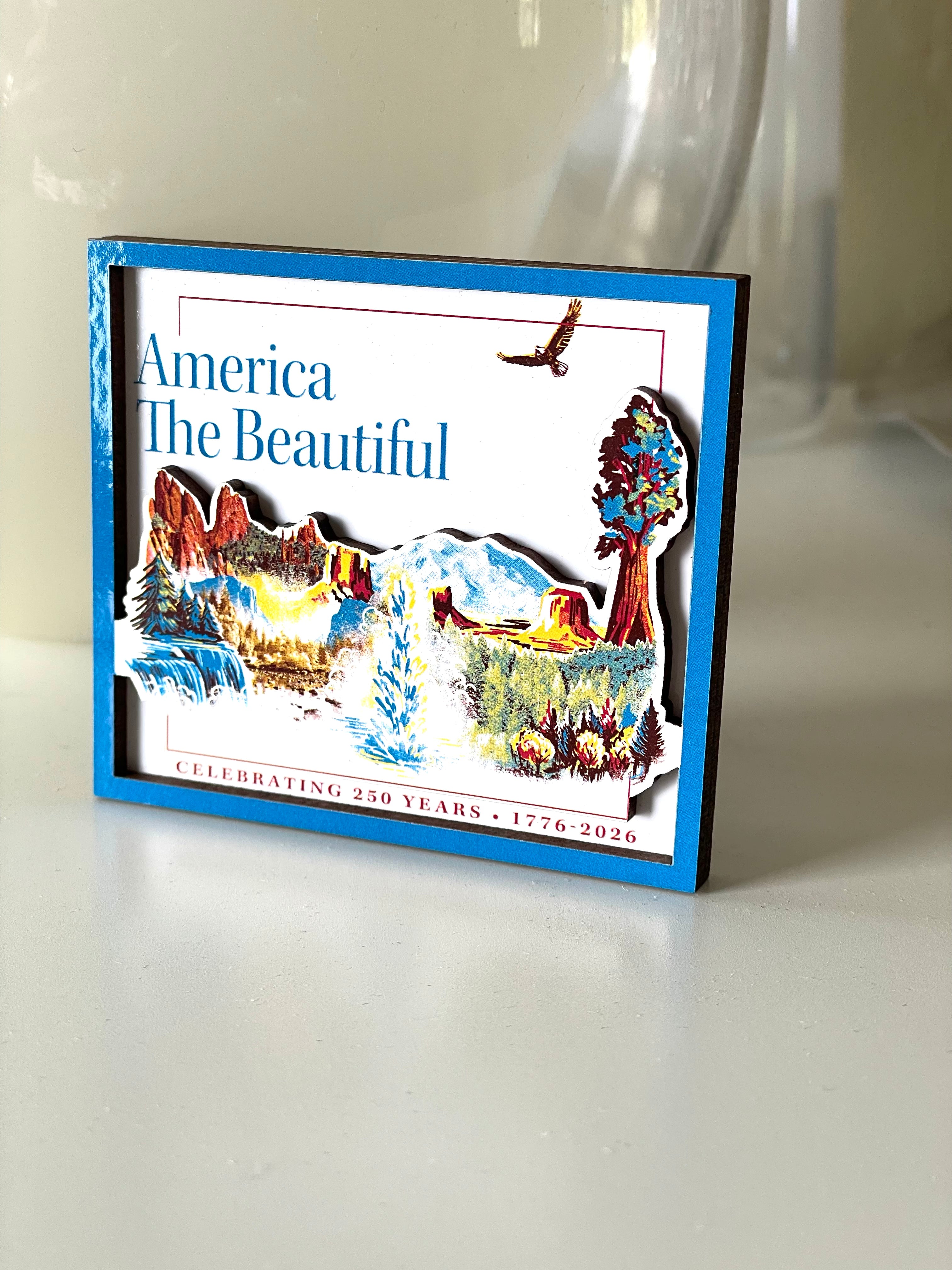 America The Beautiful Refrigerator Magnet - Limited Edition