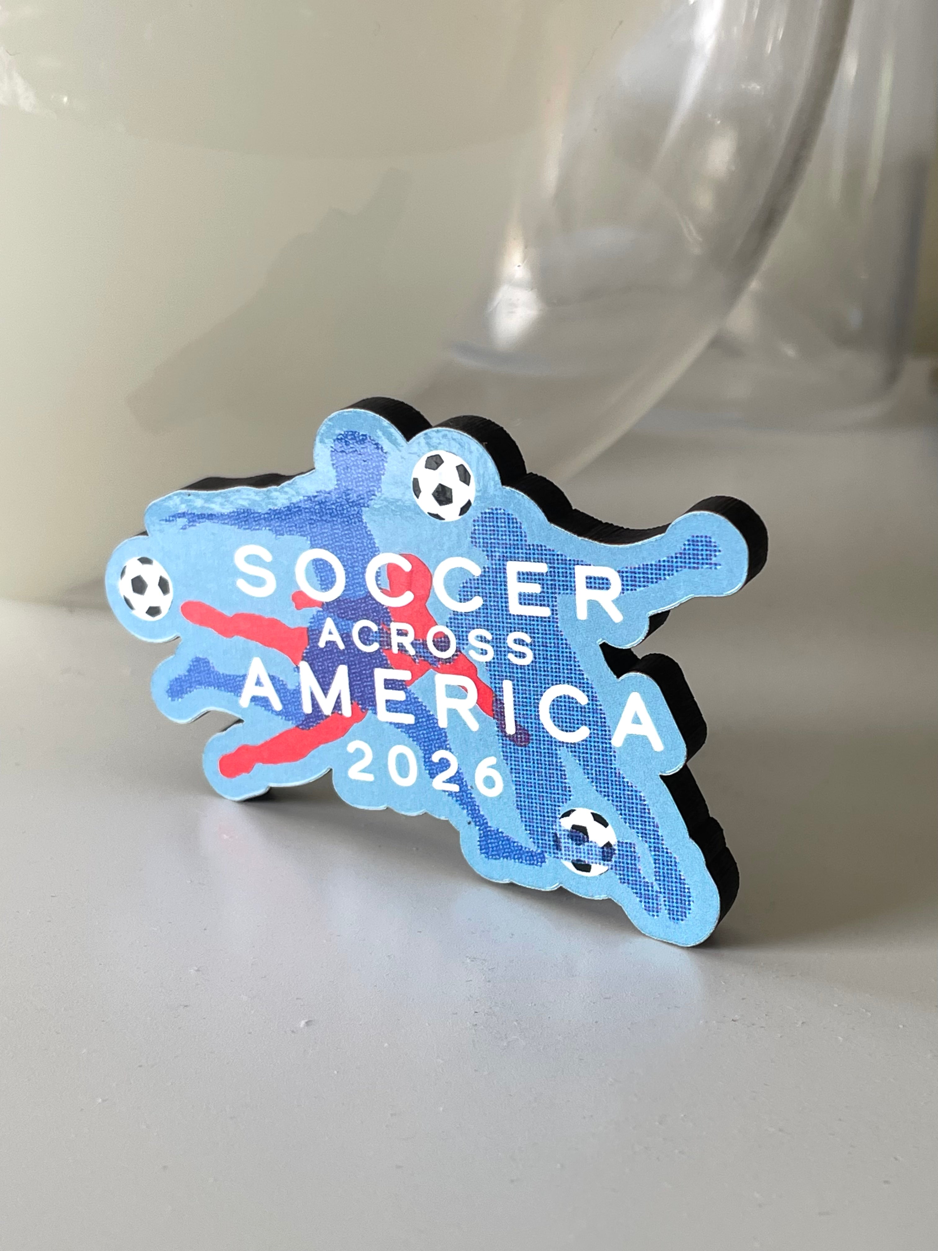 Soccer Across America Refrigerator Magnet - Limited Edition