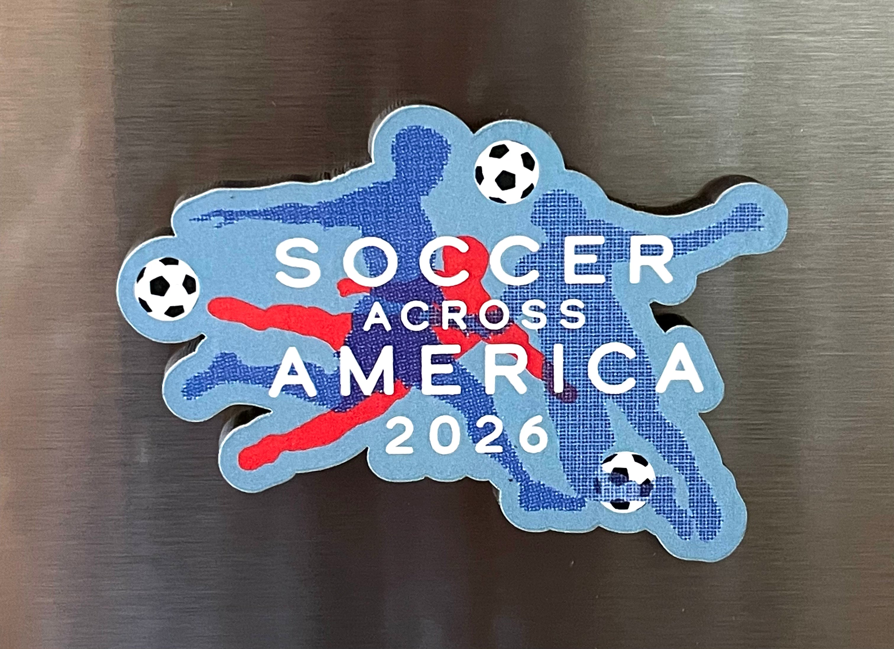Soccer Across America Refrigerator Magnet - Limited Edition