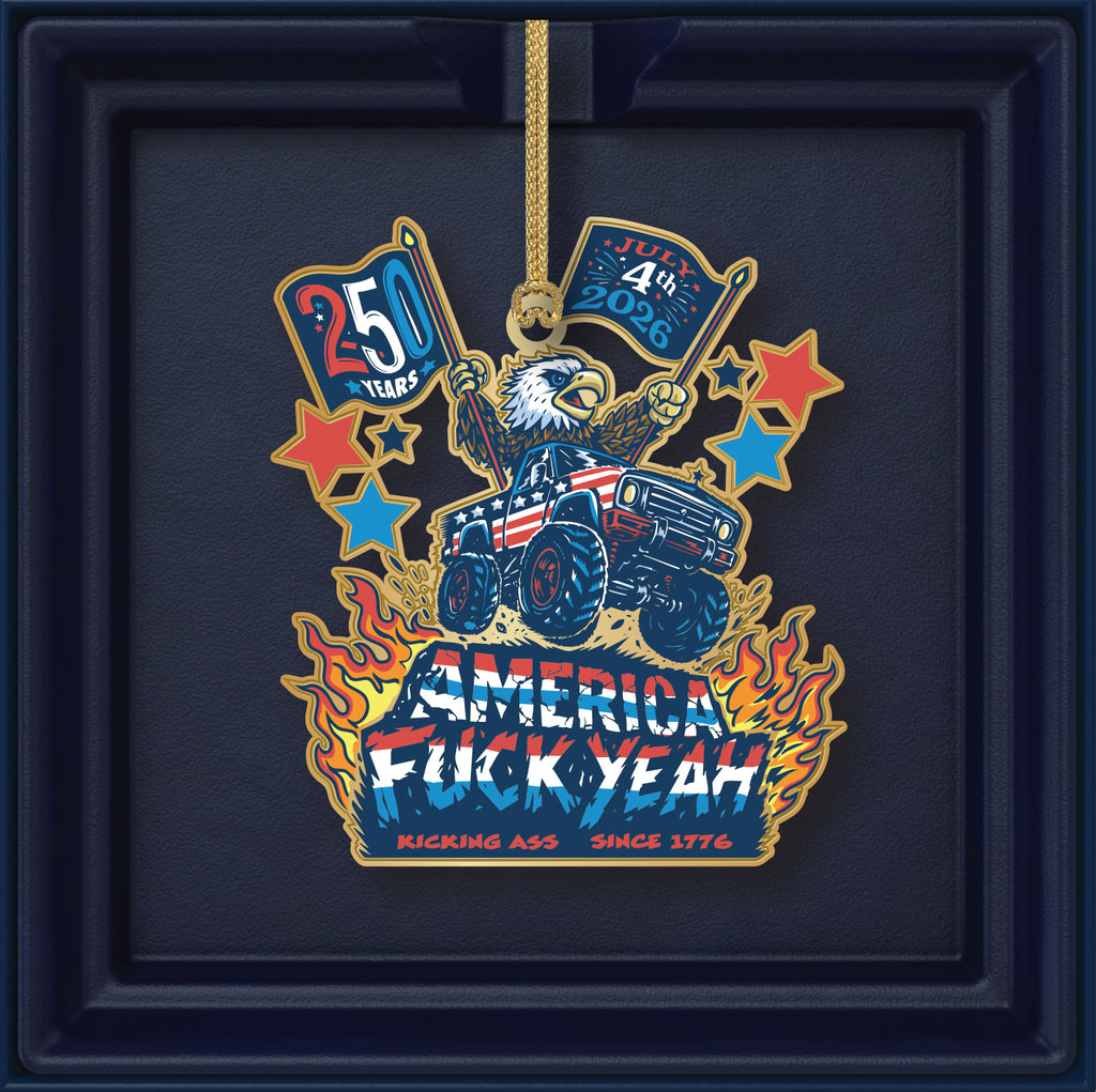 America F Yeah Ornament