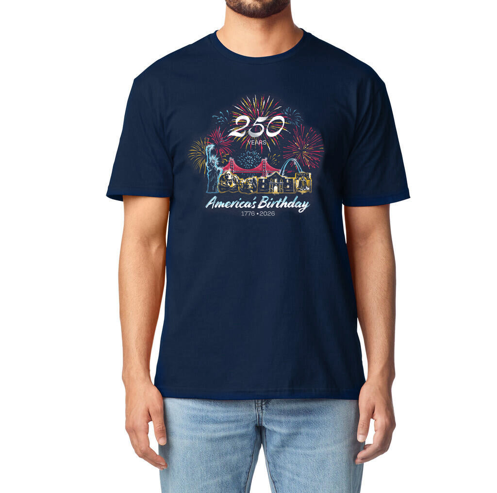 America's Birthday Short Sleeve T-Shirt Navy